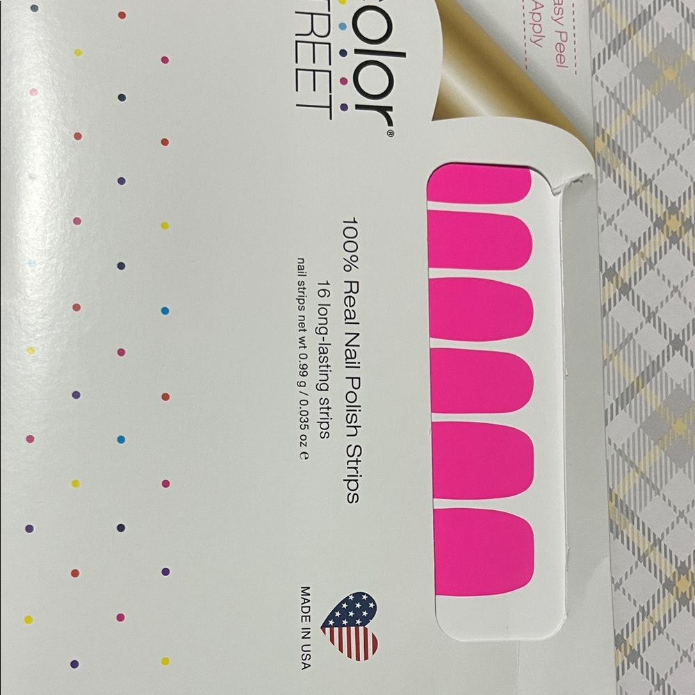 Color Street Hot Pink Nail Strips
